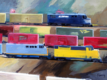 Engines and Boxcars